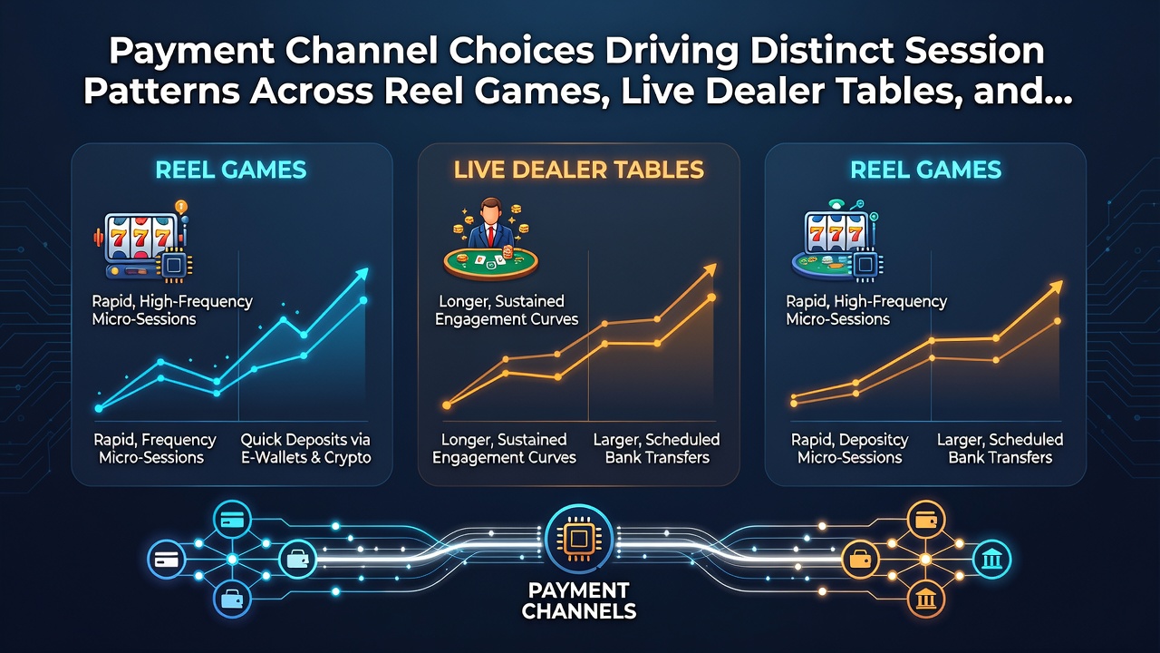 Analyse von Sitzungsmustern bei mobilen Live-Dealer-Spielen und Sportwetten mit verschiedenen Zahlungskanälen
